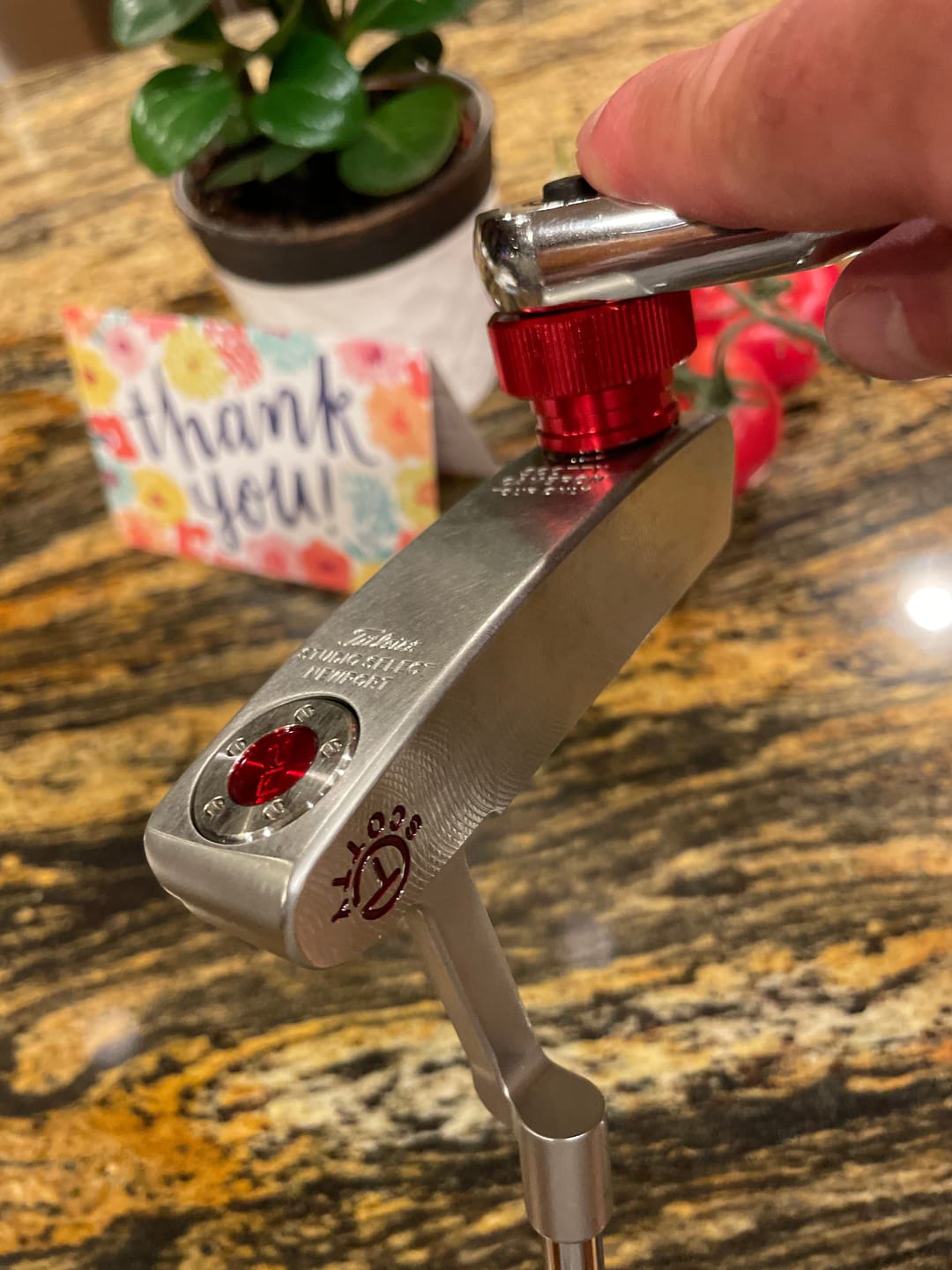 Customer photo review of Red Head Weights Compatible With Scotty Cameron Large Thread Putters