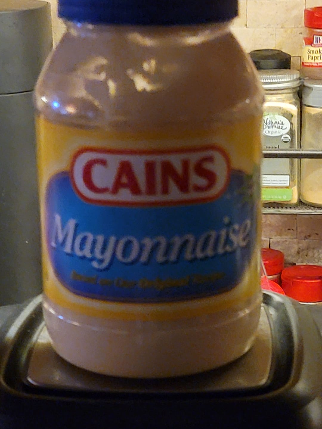 Customer photo review of Cains Mayonnaise - 30 FZ 12 Pack