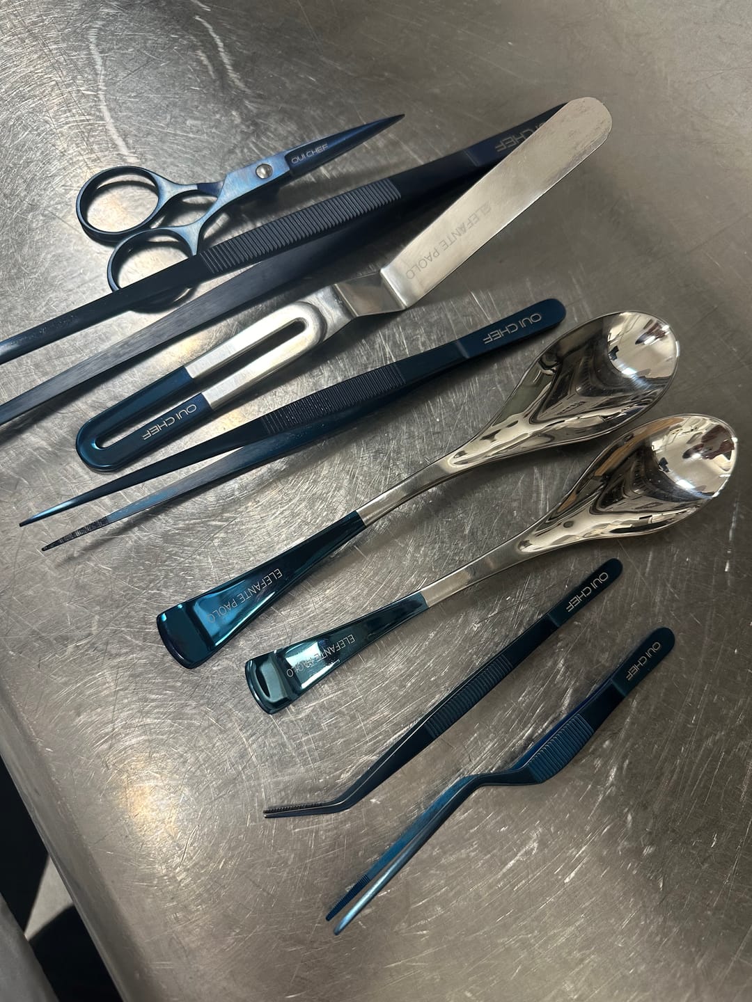 Customer photo review of 'LiftOff' Chef's Palette Knife
