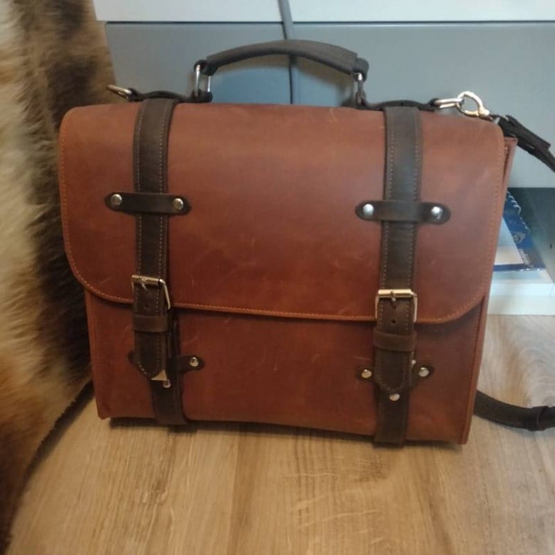 Customer photo review of Briefcase Bag Lora