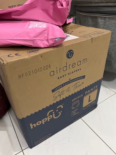 Customer photo review of [Carton] AirDream Diapers