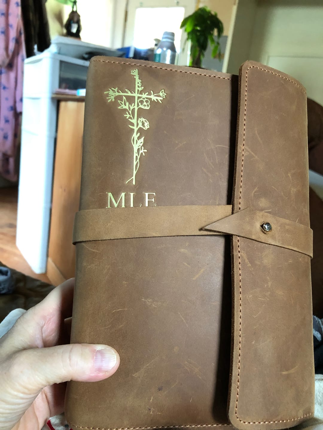 Customer photo review of Bible Rivets Cover
