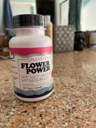 Customer photo review of Flower Power® 'She Juicy' Vaginal Moisture Supplement (60ct/ea)