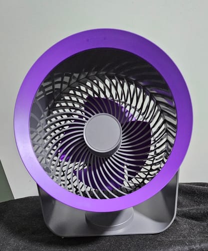 Customer photo review of ^-NEW - Less 34% Off-^ - CFAN USB 8" Blade Fan - Purple/Grey
