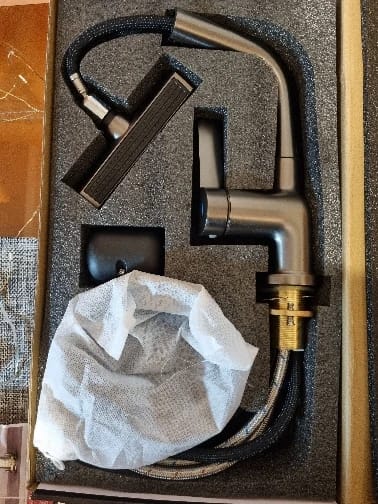 Customer photo review of Waterfall Temperature Digital Display Basin Faucet Lift Up Down Stream Sprayer Hot Cold Water Sink Mixer Wash Tap For Bathroom