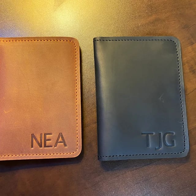 Customer photo review of Passport Holder & Luggage tag
