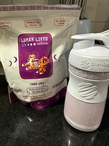 Customer photo review of Taro Ube - Whey Protein Isolate