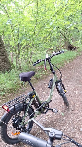 Customer photo review of Engwe L20 SE 250W 20" Foldable Electric Trekking Bike 15.6Ah Step-through E-bike [Pre-Order]
