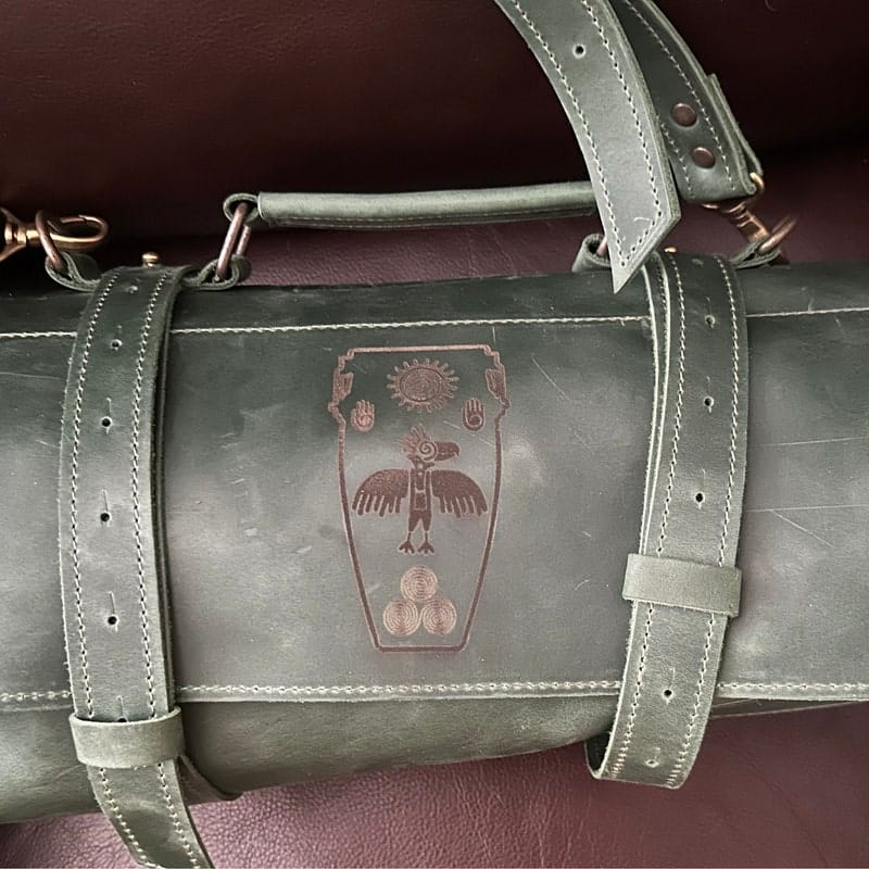 Customer photo review of The Professional's Leather Knife Roll