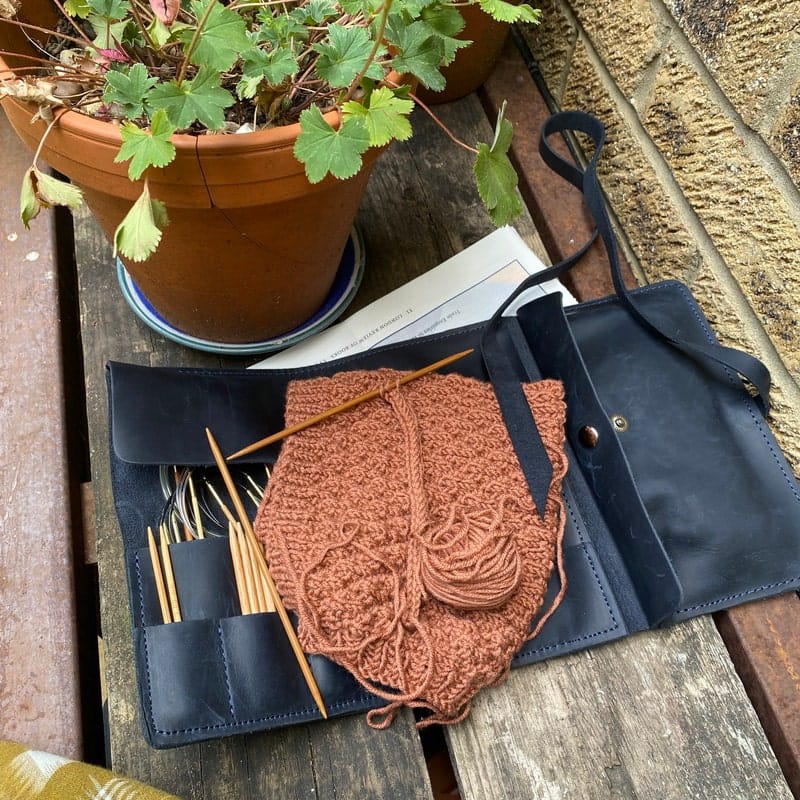 Customer photo review of Leather Pencil Case