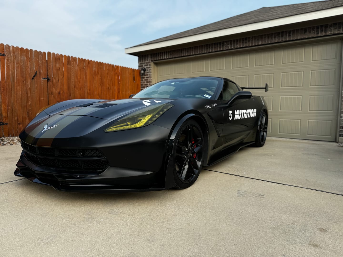 Customer photo review of Chevrolet Corvette C7 Front Fender Flares Wheel Trim