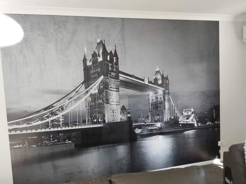Customer photo review of Tower of London Mural Wallpaper