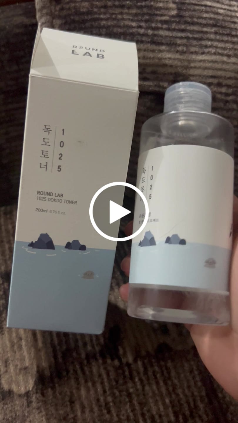 Customer video review of ROUND LAB - 1025 DOKDO Toner 200 ML | Tónico Facial