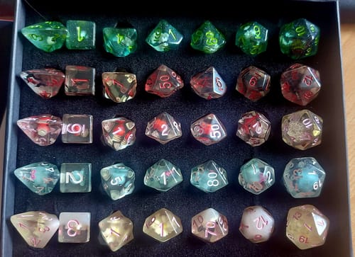 Customer photo review of Mystery Packs (Acryl, Resin, Metall)