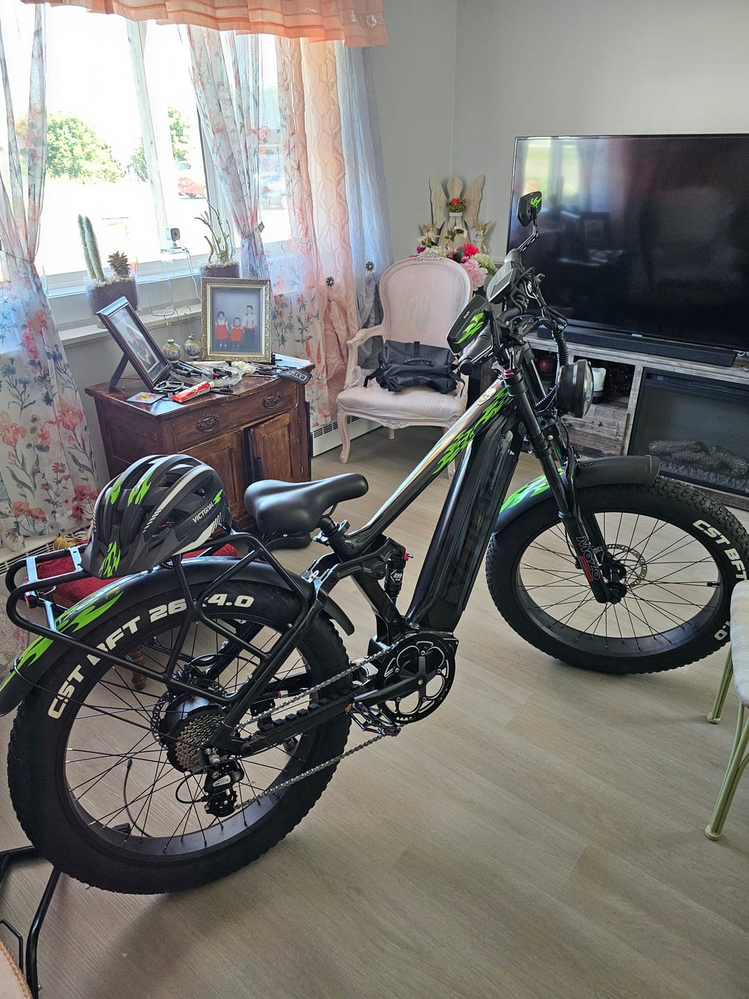Customer photo review of T7 Full Suspension Mountain E-bike