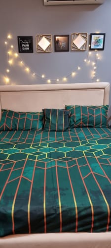 Customer photo review of Claroom-Cushion Covers Pack of Two