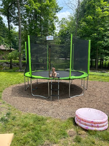 Customer photo review of 1500lbs Capacity 10/12/15FT Trampoline for Kids & Adults