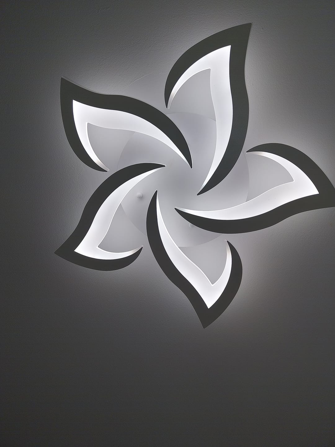 Customer photo review of Lustra LED NARCISSE Telecomanda Echivalent 500W