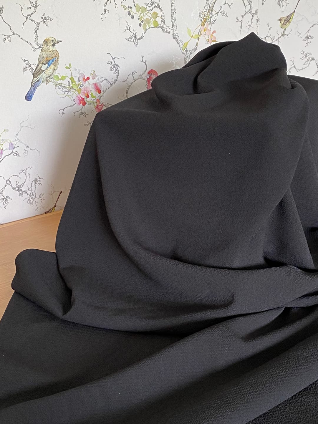 Customer photo review of Plain Bubble Crepe Fabric