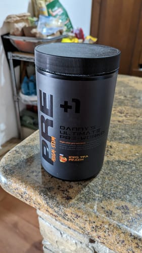 Customer photo review of +1© Danny's Ultimate Pre Workout High-stim (520g)