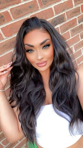 Customer photo review of The Loose Wave HD Fibre 24" Lace U Part Wig