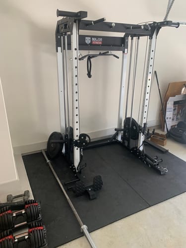 Customer photo review of Major Fitness F22 All-In-One Home Gym Power Rack