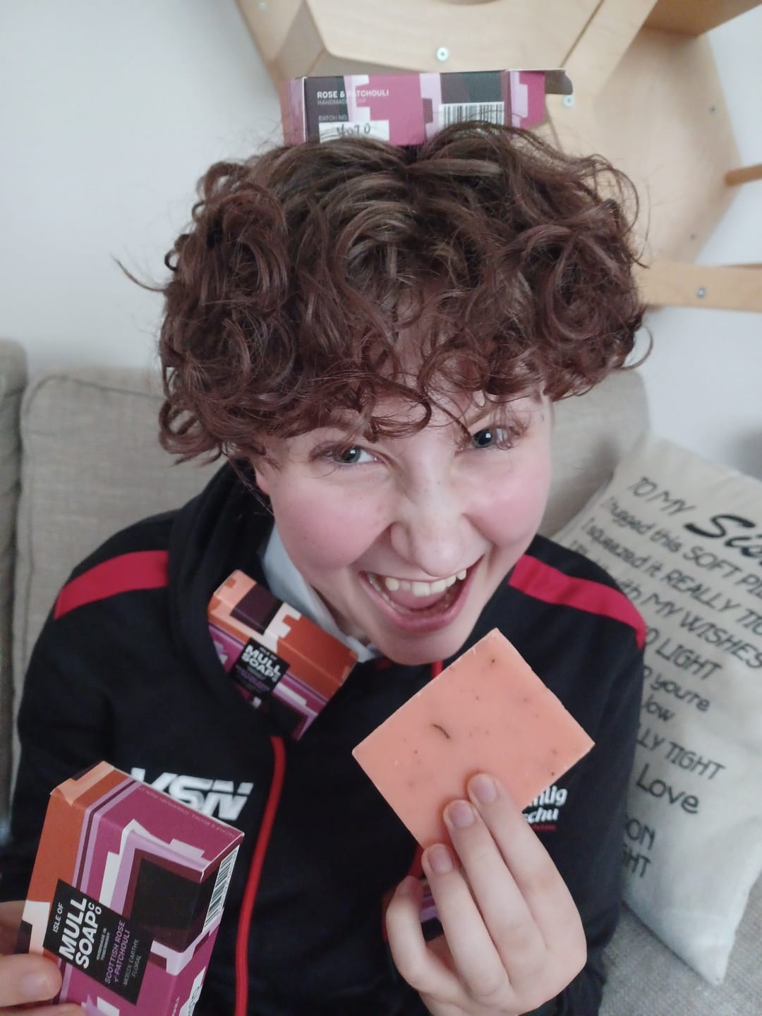 Customer photo review of Rose and Patchouli Isle of Mull Soap