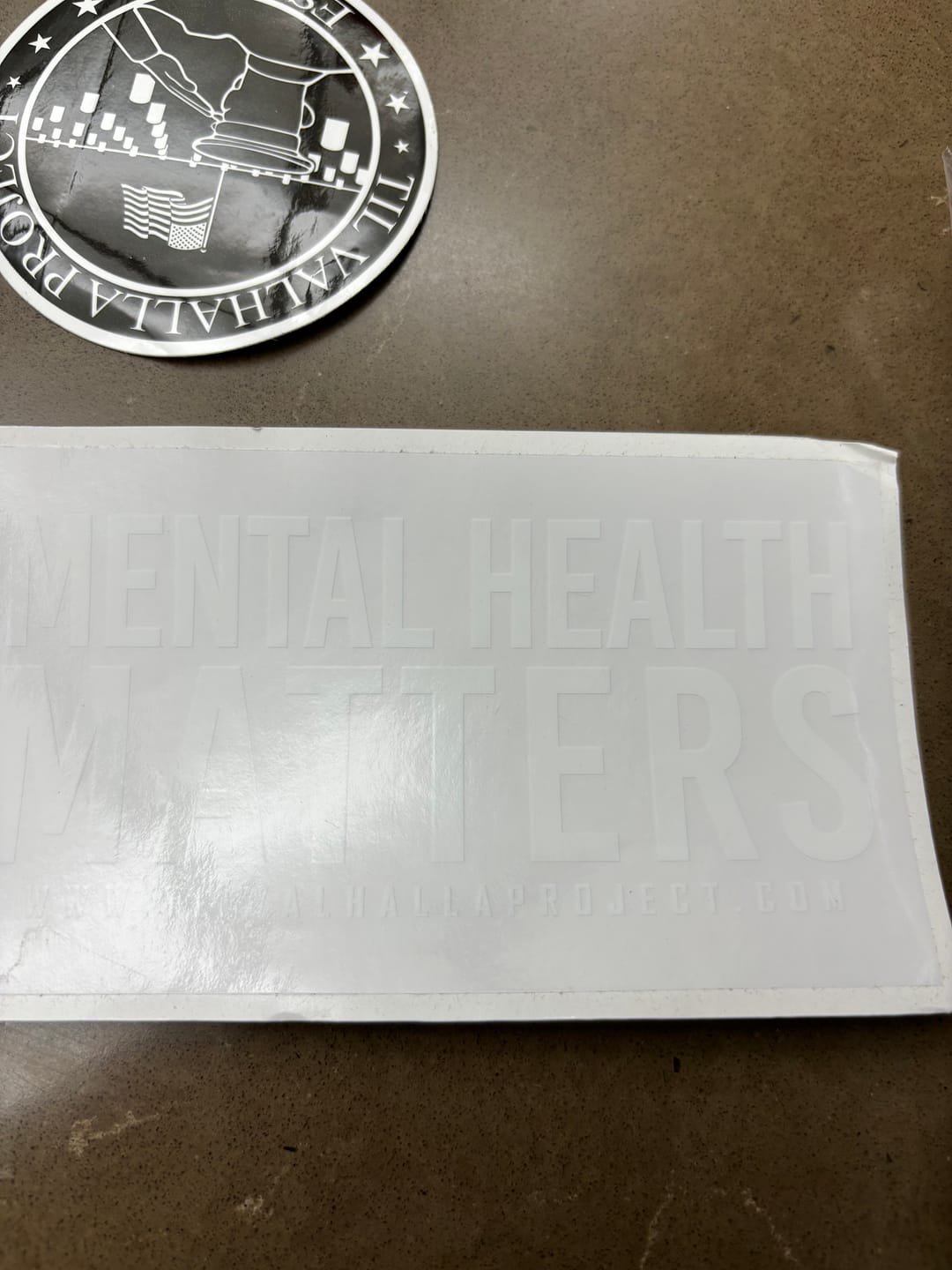 Customer photo review of Mental Health Awareness - Decal
