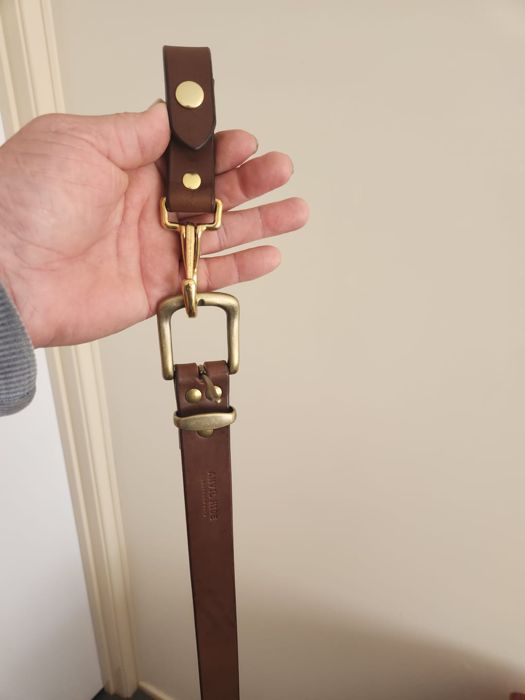 Customer photo review of Belt hanger