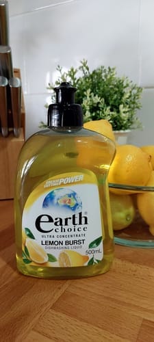 Customer photo review of Lemon Burst Concentrate Dishwashing Liquid 500ml