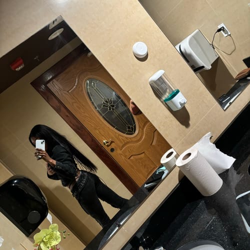 Customer photo review of THE VILLAIN MOTO JACKET (BLACK DENIM)