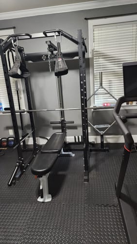 Customer photo review of F4 Power Rack with Lat Pull Down System