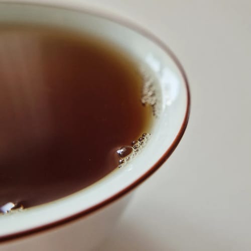 Customer photo review of Nadeshiko Rose Japanese Fermented Tea