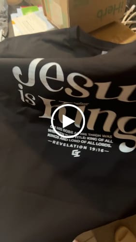 Customer video review of Theophany 'Knight' Premium Heavyweight T-Shirt