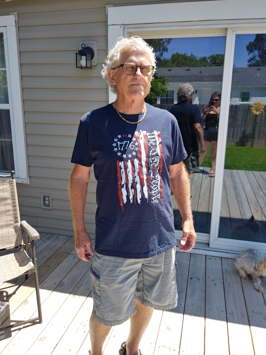 Customer photo review of We The People 1776 Flag T-Shirt