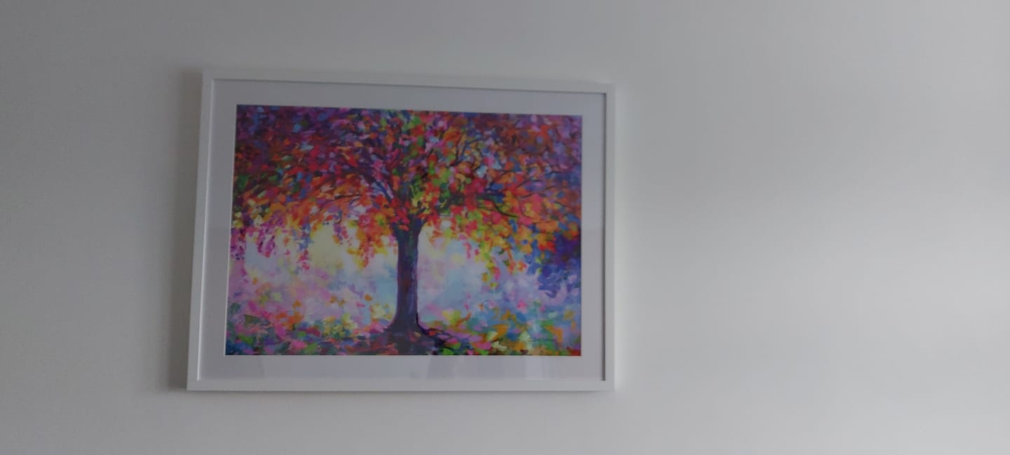 Customer photo review of Tree Of Happiness Framed Art Print