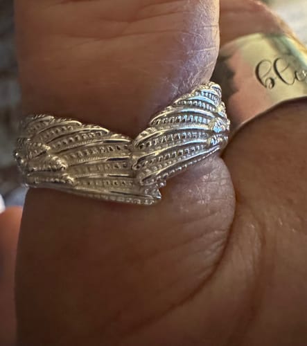 Customer photo review of Guardian Angel Ring