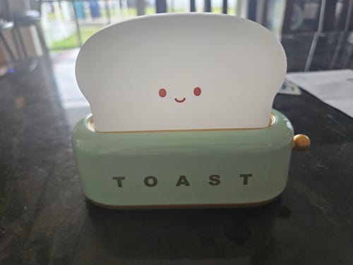 Customer photo review of Mini Toaster Desk Light