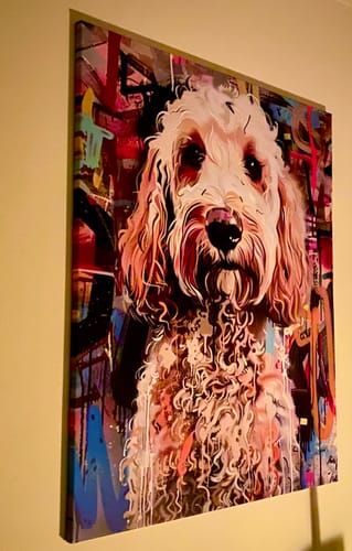 undefined review of Custom Pet Portrait - Basquiat Style image 1 out of 1