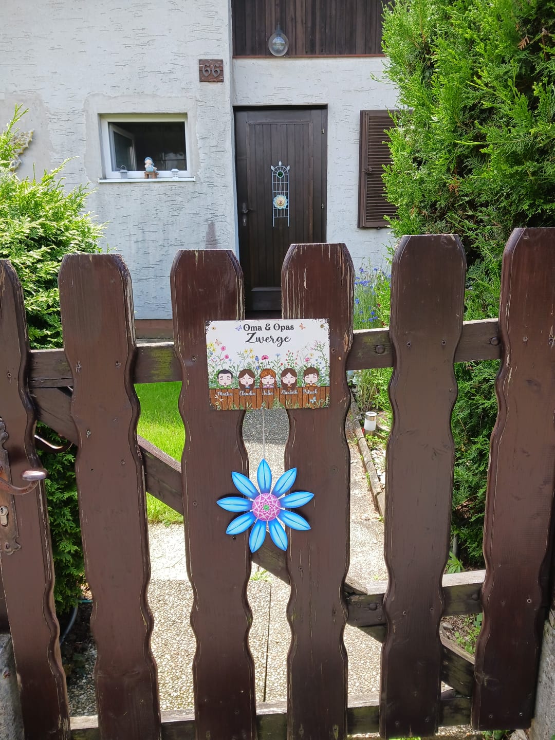 Customer photo review of Omas & Opas Garten - Großeltern-Türschild