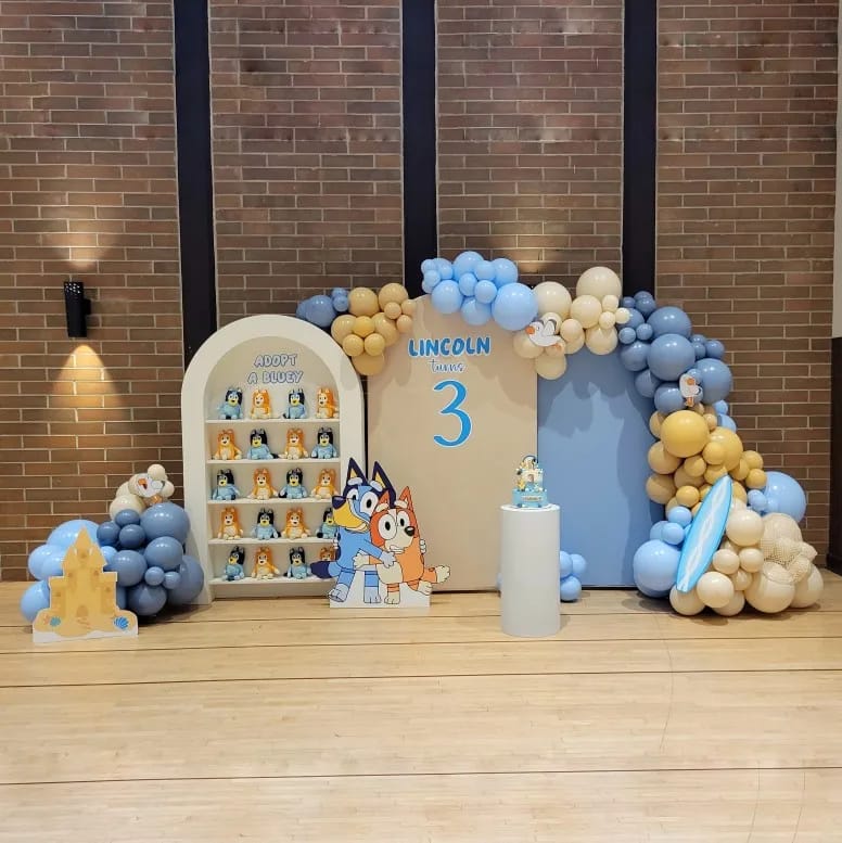 Customer photo review of Customization Birthday Wedding Baby Shower Bridal Decade Party Arch Backdrop Wall Cloth Cover