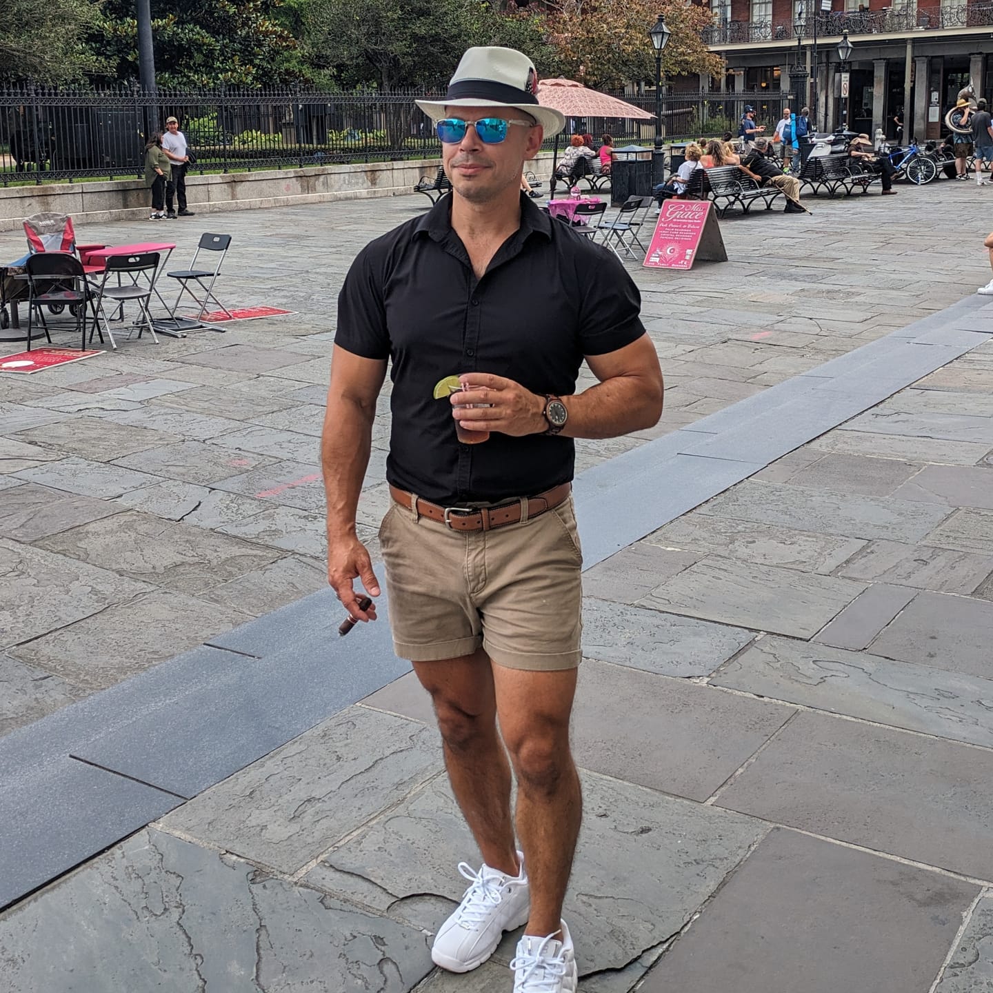 Customer photo review of Performance Bamboo Short Sleeve Shirt - Black