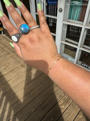 Customer photo review of Gold Fill Permanent Bracelet