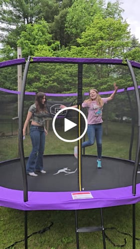 Customer video review of Kangaroo Hoppers 10FT/12FT Weld-less Trampoline