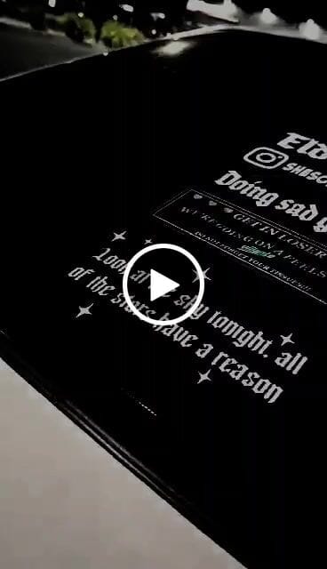 Customer video review of Custom Text Decal (20cm)