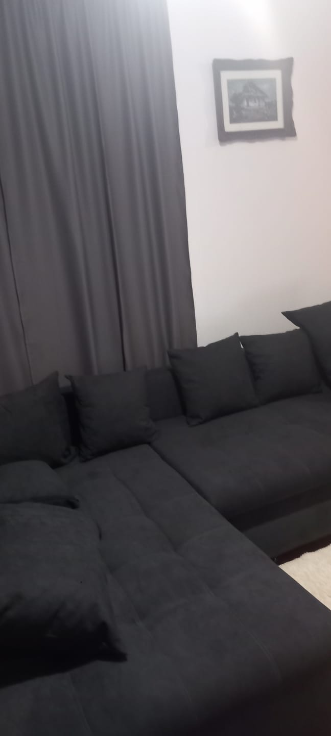 Customer photo review of Colțar extensibil cu ladă de depozitare si sezut confortabil din spuma HR, Loana U Grafit 355x185 cm