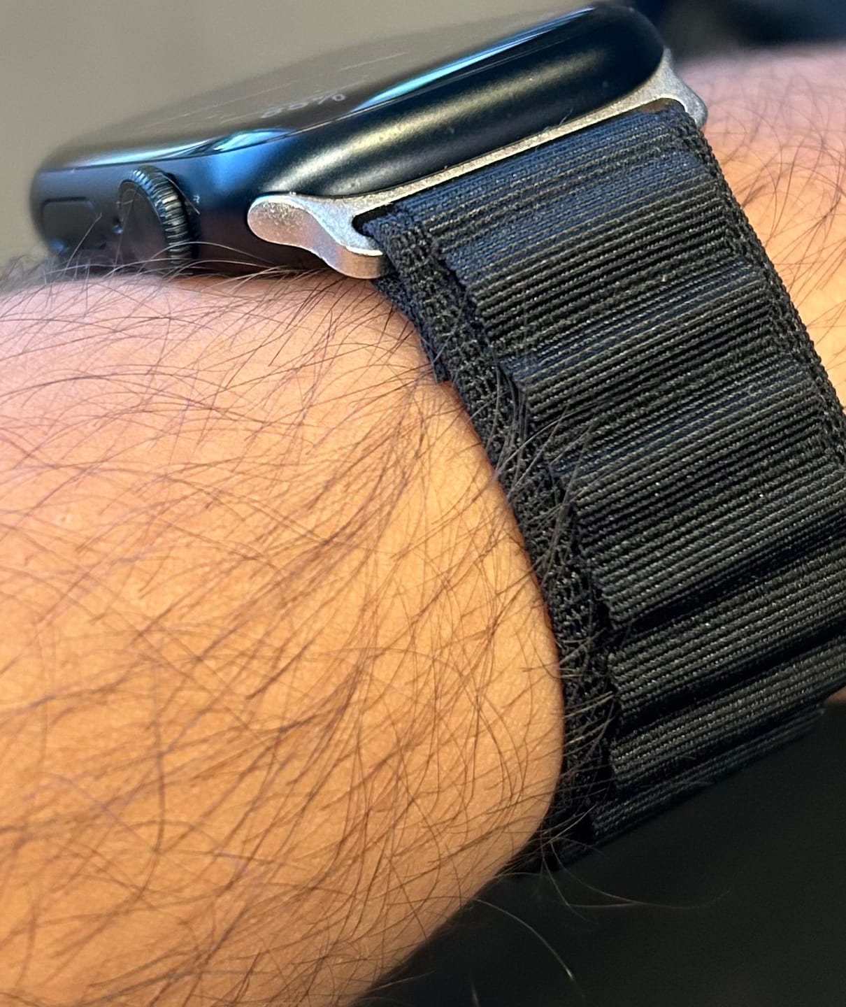 Customer photo review of Alpine Loop Apple Watch Band