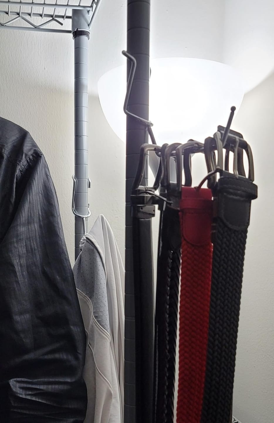 Customer photo review of Utility Hanger 5 Pack - Chrome