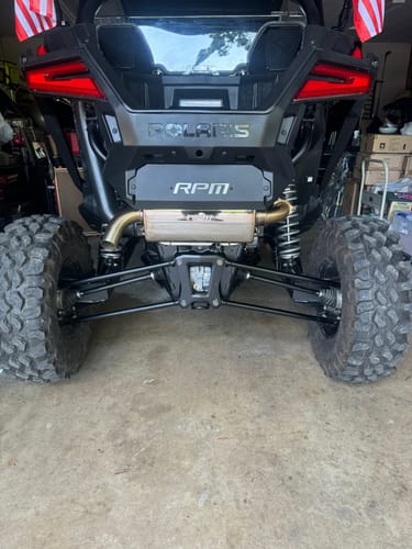 Customer photo review of Pro XP & Turbo R Rear Fascia Delete Shield / Muffler Cover