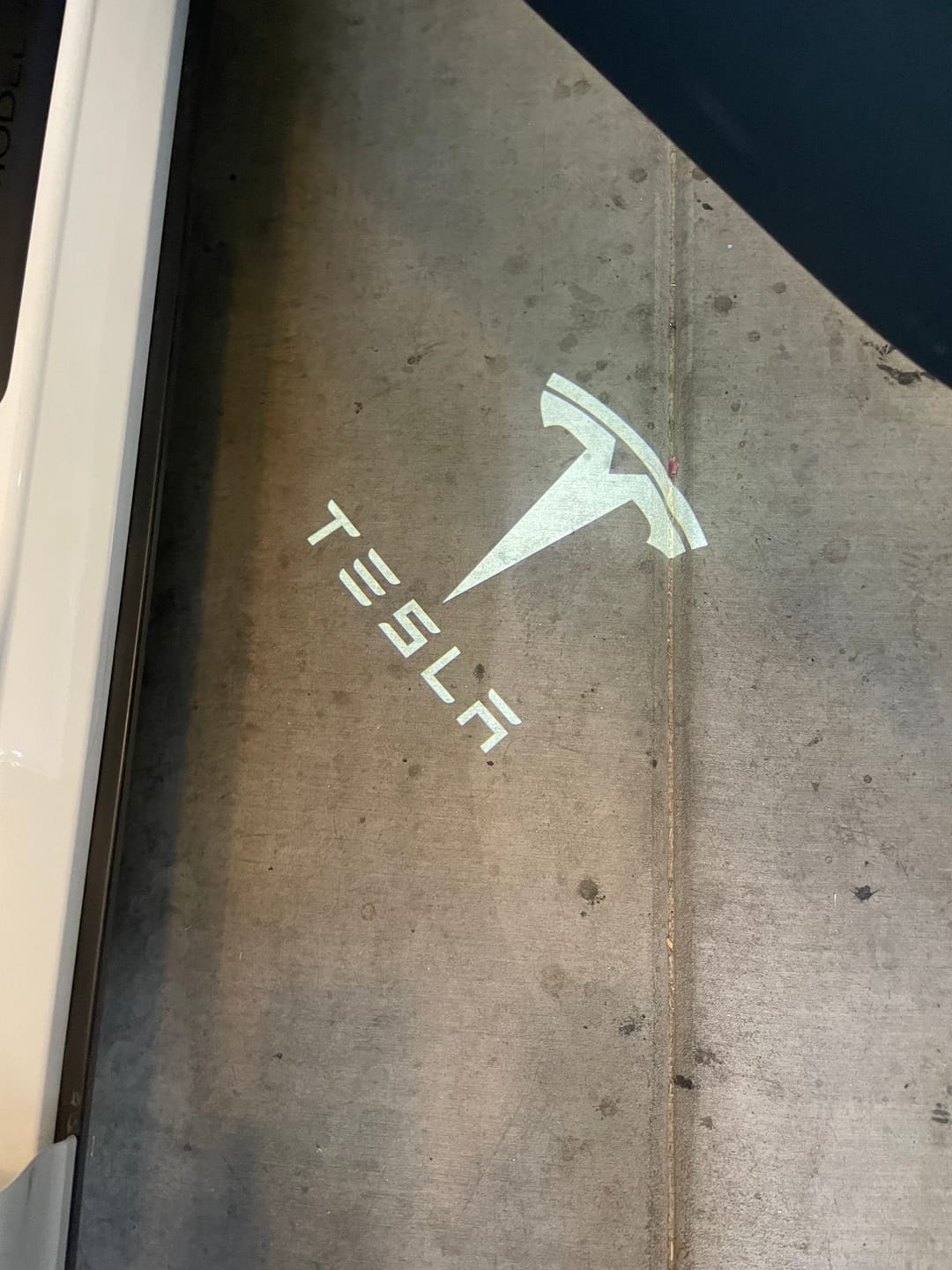 Customer photo review of TPARTS Welcome Door Light for Tesla Model 3 & Y